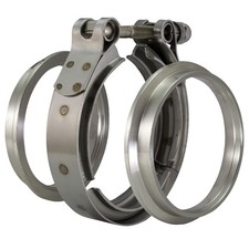 51mm / 2" V-Band Zacisk Stal nierdzewna + pierścienie spawalnicze Kołnierz wydechowy Turbo 