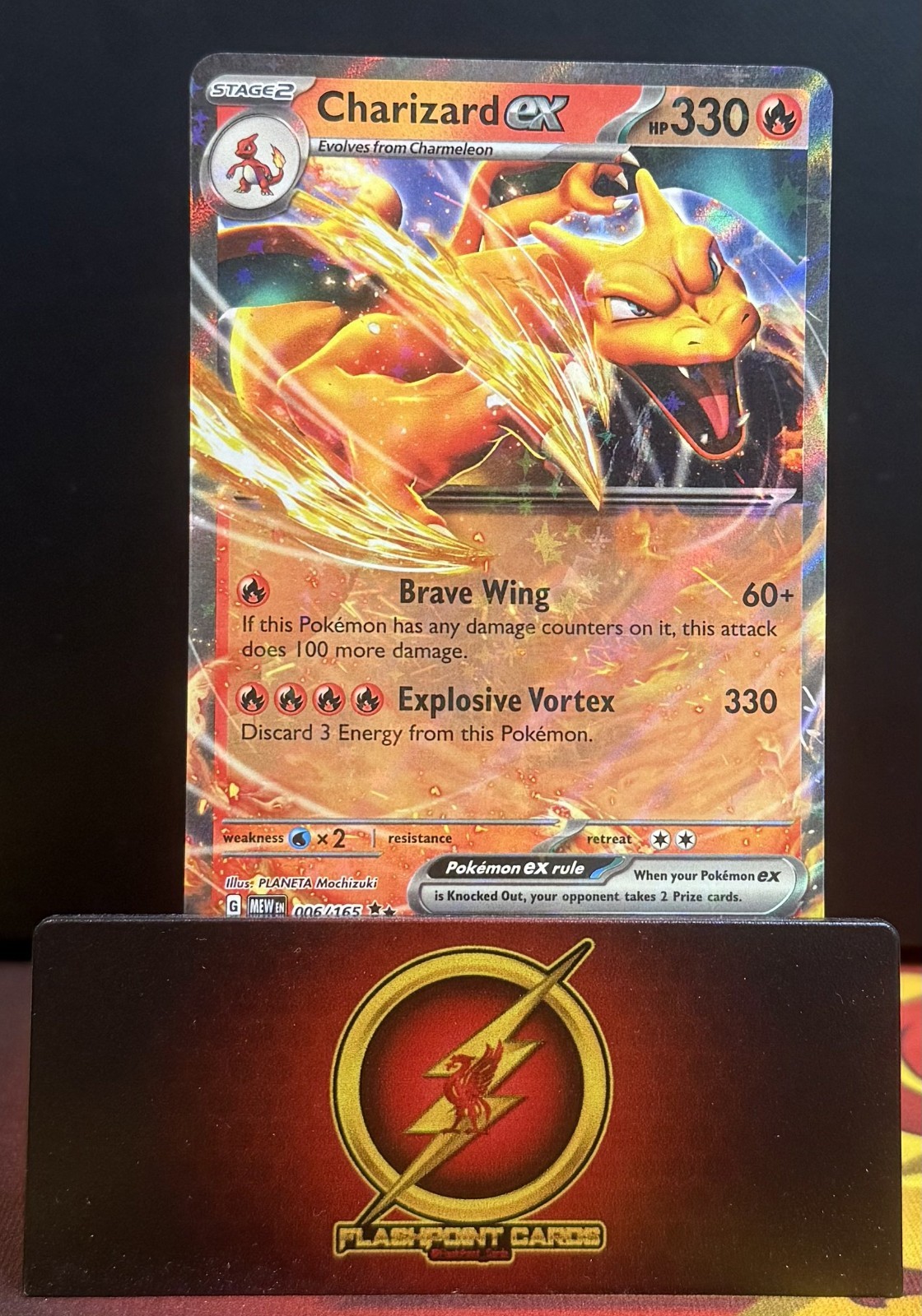 Charizard ex - 006/165 - SV: Scarlet & Violet 151 - Double Rare - Mint/NM