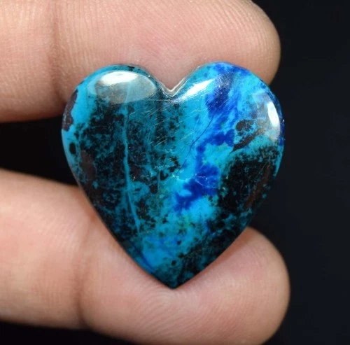 Natural Shattuckite Cabochon 29.50 Ct Loose Gemstone Pendant Ring Jewelry