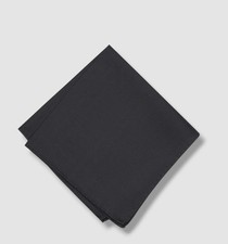 Alfani Men's Black Solid Pocket Square