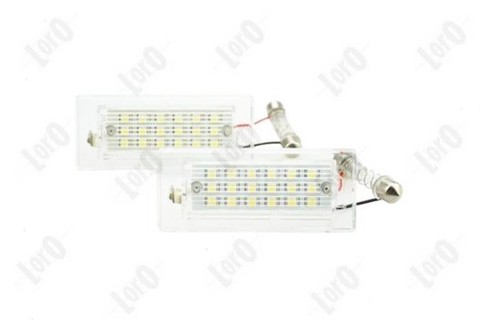 LORO Kennzeichenleuchte links+rechts Paar Für BMW X3 X5 E53 E83 51137062293 - Bild 3 von 6