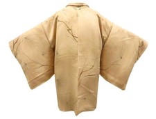 Japanese Vintage Haori Jacket Kimono Silk Made in Japan eb-1846
