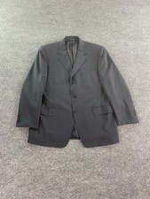 Canali Suit Jacket 42 R Navy Wool Premium Luxury Classic 3 Button Designer Italy