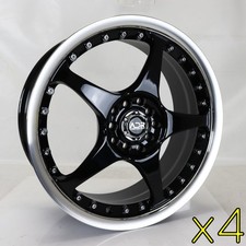 Adr5 Cypher Wheel Gloss Black Machined Lip 17x7 5-100114.3 48mm Offset 4pcs Set Adr5 Cypher Wheel Gloss Black Machined Lip 17x7 5-100114.3 48mm Offset 4pcs Set