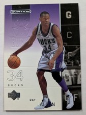 RAY ALLEN, 2002-03 UPPER DECK OVATION #45, BUCKS
