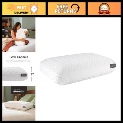 Comfortable Cloud Pillow for Sleeping - Standard Size, Soft Memory Foam, White
