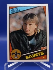 1984 Topps Morten Anderson RC #300 HOF Rookie Card New Orleans Saints NM+