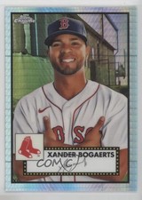 2021 Chrome Platinum Anniversary Mega Box Prism Refractor Xander Bogaerts 7fr