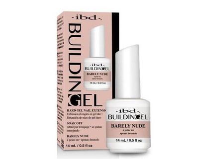 IBD Building -Hard Gel Nail Extension -Natural Looking Nails-Barely Nude - 0.5oz