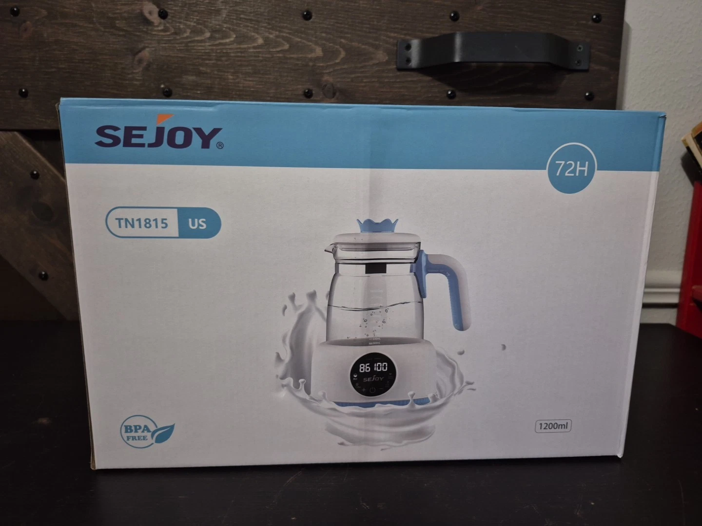 Sejoy Rapid Boil 1.2L Electric Tea Kettle with Removable Lid - Stainless Steel
Opens in a new window