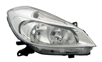 Scheinwerfer rechts für Renault Clio III BR CR 2005-2009 H7 Reflektor Chrom LWR