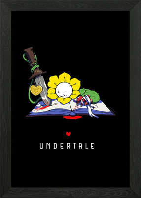 Underale Gerahmtes Wandbild Poster Leinwanddruck Bild