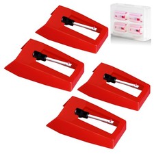 4 PCS Record Player Needle Replacement for Victrola Crosley ION Vinyl