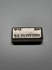 Rare 5 Troy oz. + 999 Fine Silver Bar - OLD POUR - U.S. SILVER CORP. Vintage