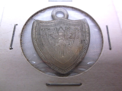 Patriotic Order Sons of America P.O.S. of A. Charm Charles Brumm Helms Sec'y