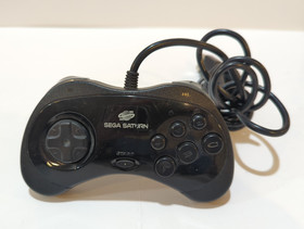SEGA Saturn Console - Black - Tested MK-80000A With Controller, HDMI adaptor.