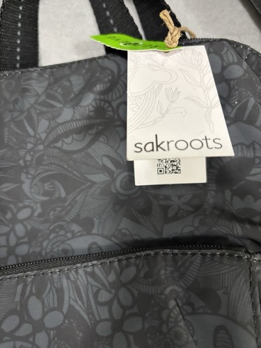 Zaino Sakroots Loyola Style 109500 nero SD convertibile borsa a tracolla nuovo con etichette - Foto 2 di 18
