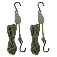 Kayak Rope Tie Down 14FT Green Ratchet Straps Bow Stern