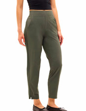 Athleta Brooklyn Ankle Pants Pull-On Pockets Jungle Green, Women  s Size 6
