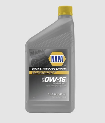 #ad NAPA FULL SYNTHETIC Motor Oil SAE OW 16 12 Quarts NEW $80.00