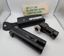 Canon Angle Finder A2 & Openbrig "Lightscope" - commercio ottico/stampa vintage