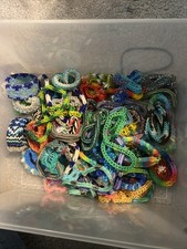 Lot Of 64 Intact Silly Band Creations, Including Bracelets, Necklaces And Other