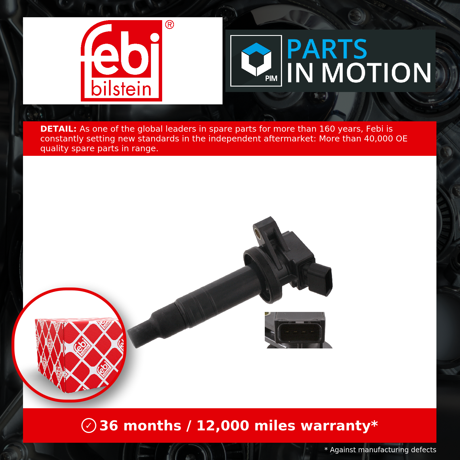 Ignition Coil fits TOYOTA AYGO KGB10 1.0 05 to 14 1KR-FE 9008019015 9008019019 - Image 17