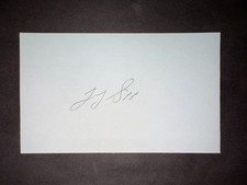 Tony Sipp, INDIANS (2009 Debut) SIGNED 3x5 Index Card (HS)