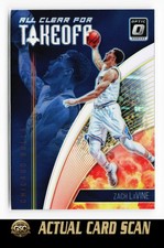 2018-19 Donruss Optic Zach LaVine #5 All Clear for Takeoff Holo