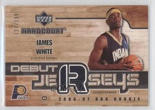 2006-07 Upper Deck Hardcourt Debut Jerseys 127/199 James White #DJ-JW 0o9