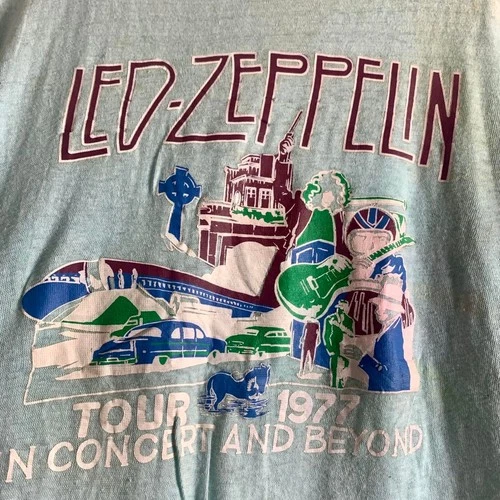 LED ZEPPELIN US Tour In Concert And Beyond SWAN SONG do 1970s vintage concert t-shirt, vintage, single stitch, B+ condition
