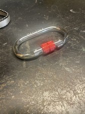 30KN Rock Climbing Carabiner Locking Clip Heavy Duty Tree Arborist Rappel Large