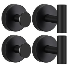 4 Pack Suction Cup Hooks for Shower - Stainle...