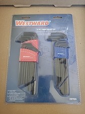 NEW WESTWARD 22 Piece L Shape Hex Key Set 2CYC4