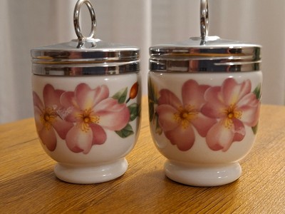 2 x Egg coddler Standard Size Pershore Royal Worcester