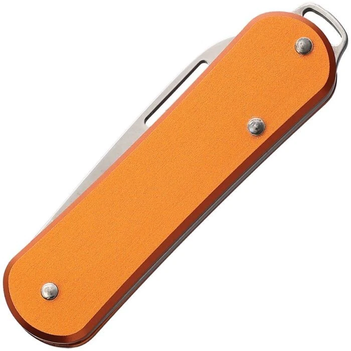 Cuchillo Plegable Fox Vulpis 1.75" Bohler N690 Hoja de Acero Naranja Mango de Aluminio Foto 3 de 3
