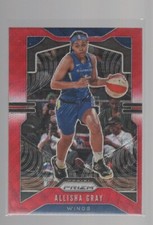 ALLISHA GRAY 2020 PANINI PRIZM WNBA RED RUBY WAVE PRIZM CARD #58