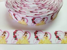 5 Yards 1" belle Grosgrain Ribbon Hair Bow Supply.