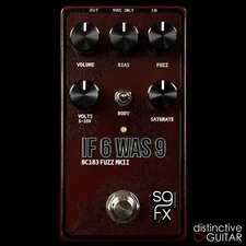 BRAND NEW SOLIDGOLDFX IF 6 WAS 9 MKII BC183 FUZZ PEDAL