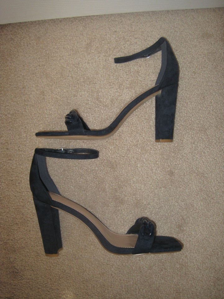 Escarpins Topshop Navy à Lacets - Velours - Pointure US 7.5 - Jamais Portés
