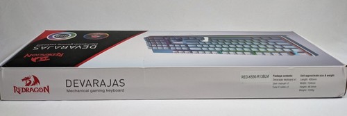 Redragon K556 Devarajas Mechanical Gaming Keyboard,RGB,Wired(Red) - Picture 4 of 10