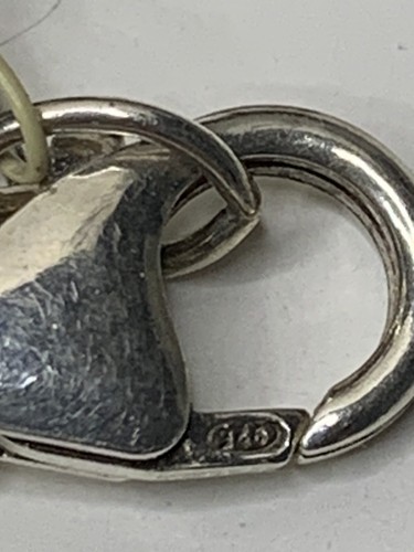 Collana Corona Fluer de Lis Argento Sterling Testata Croce di Malta Gotica Vintage - Foto 8 di 11