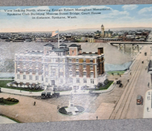 Lote de 6 postales antiguas vintage Spokane WA-Washington Manito Park jardín hundido - Imagen 3 de 11