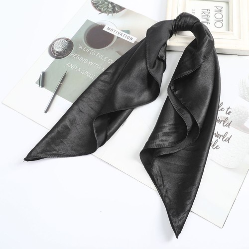 Fascia Sciarpa Quadrata in Seta - Moda Donna Accessori Capo Sciarpa Testa Collo - Foto 9 di 67