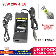90W AC Adapter Laptop Charger For Lenovo Thinkpad T410 T420 T520 Z60 Z61 X200 UK