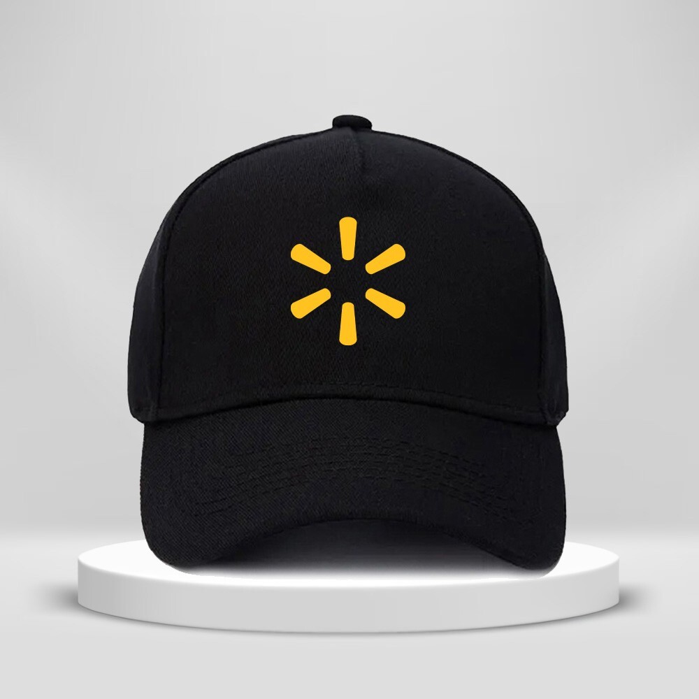 Walmart Old Logo Print Hat 5-Panel Baseball Cap Unisex Adult