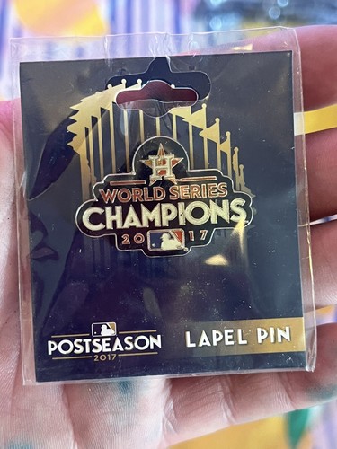 2017 World Series Champions Houston Astros 5-Commemorative Pin Set + Bonus - Picture 5 of 5