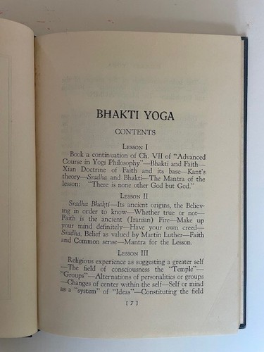 A Series of Lessons in Bhakti Yoga by Bhikshu Yoga Publication Society 1930 - Picture 4 of 9