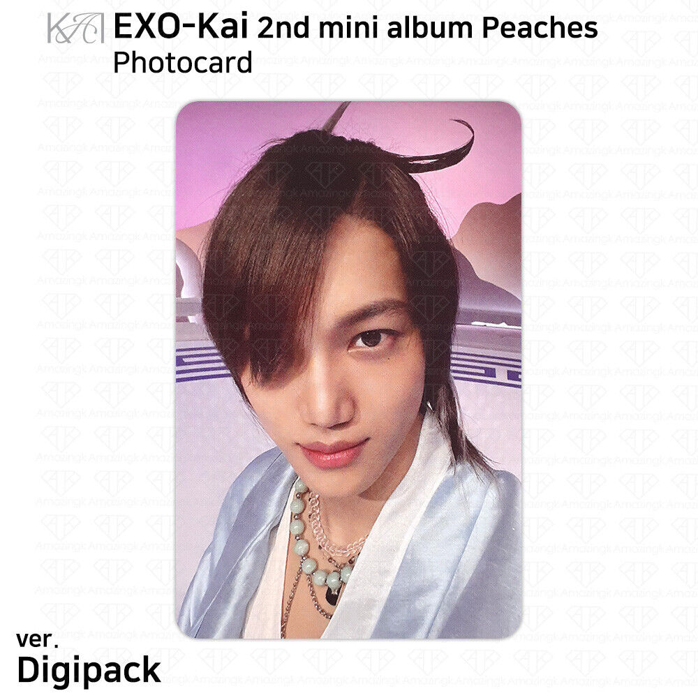 EXO Kai KAI 2nd mini Album Peaches mu-mo shop japan Benefits Official Photo  Card