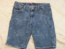 Girls Levi's Stretch Denim Bermuda Jean Shorts - 12 Reg
